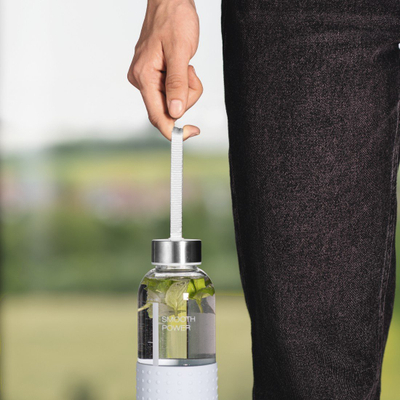 Shishe qelqi Xavax Glass Bottle TO GO, 500ml, transparente