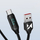 Kabllo USB Wozinsky WUACC2, USB A me USB C, 2m, 66W, me ekran LED, e zezë