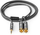 Kabllo audio Nedis Profigold, 5m, 2x RCA në 3.5mm, stereo