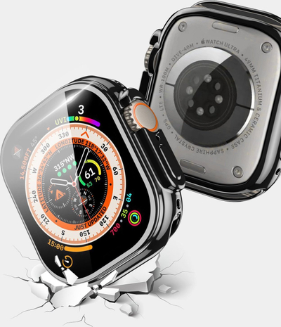 Mbrojtëse ore Dux Ducis Somo Series për Apple Watch Ultra 49mm, TPU, e zezë