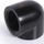Adapter uji Alphacool Eiszapfen, 90°, G1/4 F në G1/4 F, i zi