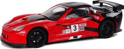 Makinë me telekomandë import leantoys Corvette C6.R (9727), e kuqe