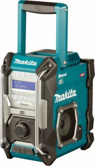 Radio pa kabllo Makita MR004GZ, 18V 40V Max, portative, blu