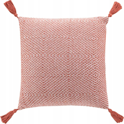 Jastëk dekorativ Douceur d'intérieur, 40x40 cm, pambuk, portokalli