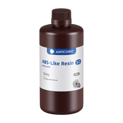 Rezina 3D Anycubic ABS-Like Resin V2, 2x1kg, për printerë LCD, gri