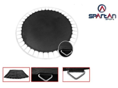 Dyshek për kërcim për trampolinë, diametër 180 cm, 36 unaza, i zi