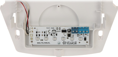 Sirena jashtme Telmor TSZ-4D, 12V DC, me dritë LED, e bardhë