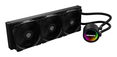 Ftohës uji për procesor Genesis Hydria 360 NLG-2320, radiator 360 mm, ARGB, i zi