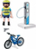 Set lodër Playmobil Action Heroes Police Blue Patrol 71732, me polic dhe biçikletë, shumëngjyrësh
