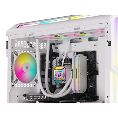 Ventilator kullë Corsair iCUE SP120 RGB Elite, 120mm, RGB, i bardhë