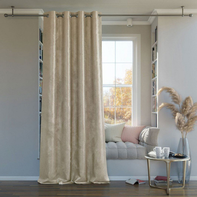 Perde AmeliaHome CURT, 140x250cm, bojë kafe e çelët