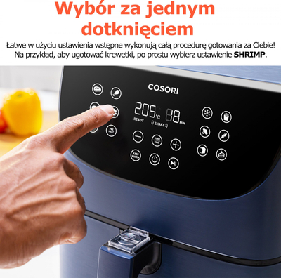 Fritezë me ajër Cosori Premium CP158-AF-RXL, 5.5L, 1700W, e zezë
