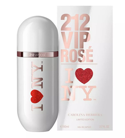 Eau de Parfum Carolina Herrera 212 VIP Rose I Love NY Limited Edition