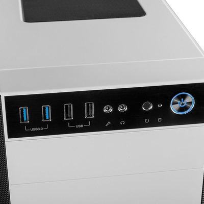 Kasë Modecom Oberon Pro Glass (AT-OBERON-PG-20-000000-0002), e bardhë