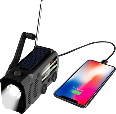 Radio emergjence Mozos ER-01, 5000mAh, me diell edhe dinamo, jeshile