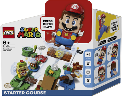 Lojë me kocka Lego 71360 Super Mario Aventurat me Marion – Seti i parë