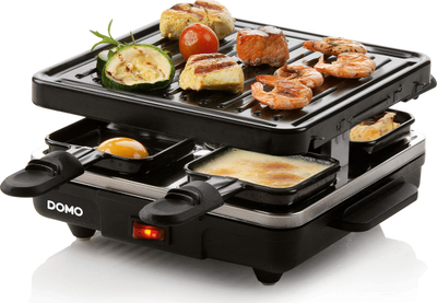 Grill raclette Domo DO9147G, 4 persona, 800W, i zi