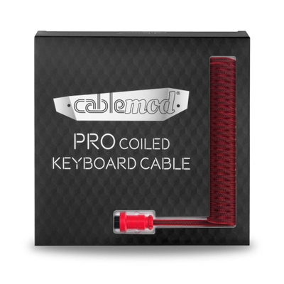 USB кабел CableMod CM-PKCA-CRAR-KR150KR, USB C во USB A, 1.5 m, црвена