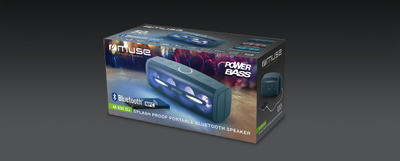 Boks bluetooth Muse M-830DJ, 50W, LED, blu