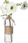 Buqetë lulesh artificiale Atmosphera Camellia Bouquet Vase, 39 cm, me vazo xhami t’u tejdukshme