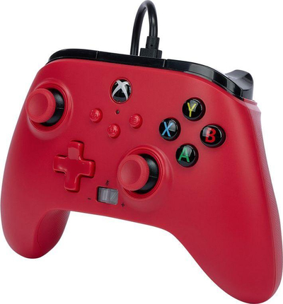 Kontroller PowerA Artisan Red Xbox Series, me kabllo, i kuq
