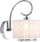 Aplik muri Netlighting Crystal, 1xE14, krom, e bardhë