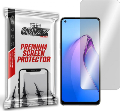 Mbrojtëse ekrani GrizzGlass Hybrid Glass për Oppo Reno 8 4G, shumë e kthjellët, kundër gërvishtjeve, transparente