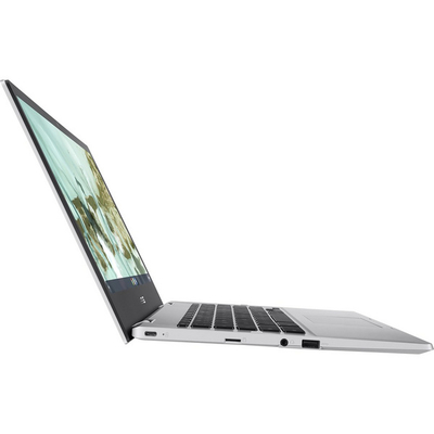 Лаптоп Asus Chromebook CX1, 14\", 4 GB RAM, 64 GB SSD, Intel Celeron N3350, Intel HD Graphics 500, сребрен