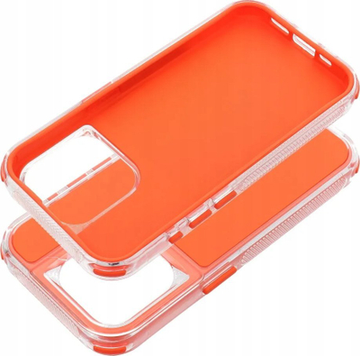 Maskë Matrix për iPhone 12 / 12 Pro, TPU, kundër goditjeve, portokalli