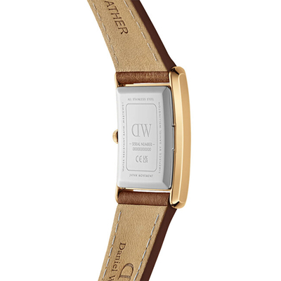 Orë dore për femra Daniel Wellington Bound 32x22, e kaftë/e artë