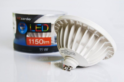 Llambë LED Azzardo ES111 AZ1877, 15W, GU10, e bardhë