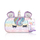 Set Baylis & Harding Unicorn krem dushi 60 ml + bombë shkëlqyese 45 g + balsam për buzë 5 g + laps Unicorn