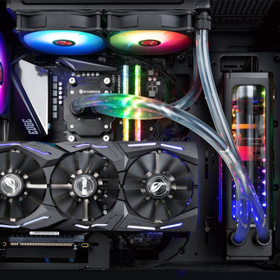 PC вентилатори Raijintek EOS 12 RBW ADD, 120 mm, сет 2 парчиња со хаб и далечински управувач, со RGB, црни