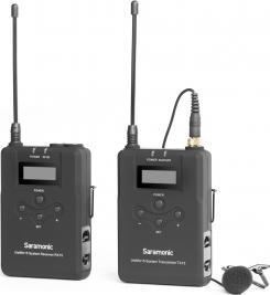Безжичен систем микрофони Saramonic UwMic15, UHF, со лавалиер, црн