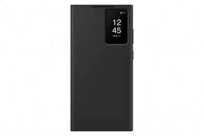 Këllëf Samsung Smart View për Galaxy S23 Ultra, i zi
