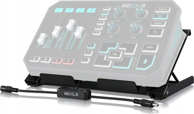Bazë tavoline TC Helicon GO XLR, metalike, e rregullueshme, e zezë