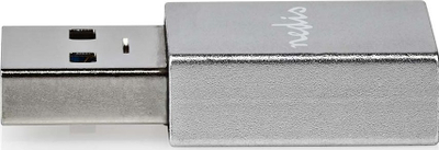 Adapter USB Nedis USB-A në USB-C, USB 3.2 Gen 1, 5 Gbps, argjendtë