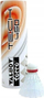 Shuttlecock badminton Talbot Torro TT Shut Tech 450, shpejtësi Fast, 6 copë, i bardhë