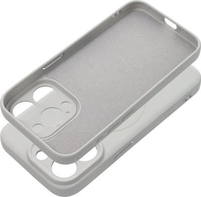 Mbrojtëse silikoni MagSafe për iPhone 15 Pro, mat, antirrëshqitëse, e zezë
