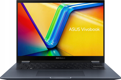 Laptop Asus Vivobook S 14 Flip TN3402YA, 14" 2.8K Touch, Ryzen 5 7430U, 16GB 1TB SSD, blu i errët