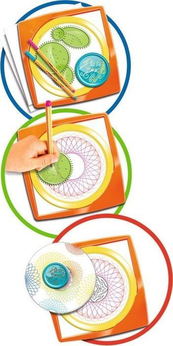 Set vizatimi Ravensburger Spiral Designer, spirale dhe mandala, për kalamaj 6+, shumëngjyrësh