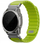 Rrip ore Uniq Fluo për Garmin 22mm, silikon, rezistent ndaj djersës, jeshile lime