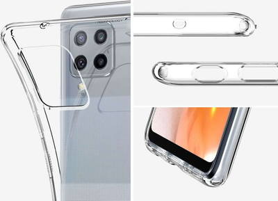 Mbështjellëse Spigen Liquid Crystal për Samsung A42 5G, transparente
