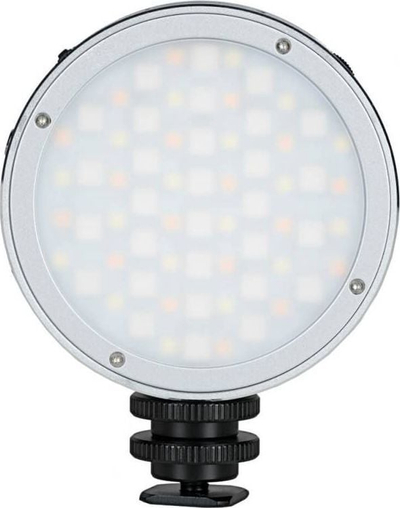 Dritë LED fotografike Godox R1, RGB, magnet i integruar, argjendtë