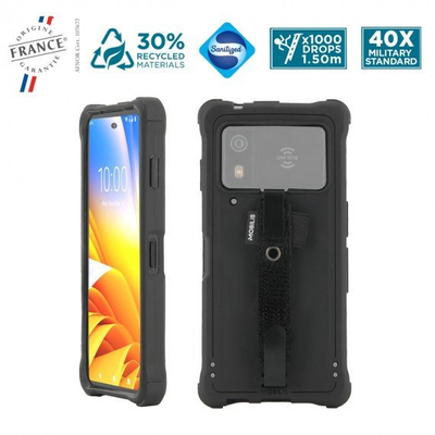 Mbulesë telefoni Mobilis 052061, për Zebra EM45 RFID, 6.7", e zezë