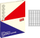 Etiketa vetëngjitëse Grand Stickers 001, 38x21.2mm, 65 etiketa A4, 100 fletë, të bardha