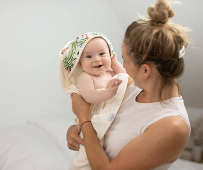 Peshqir bebe Multitex Towel 100x100, pambuk terry, me kapuç, shumëngjyrësh