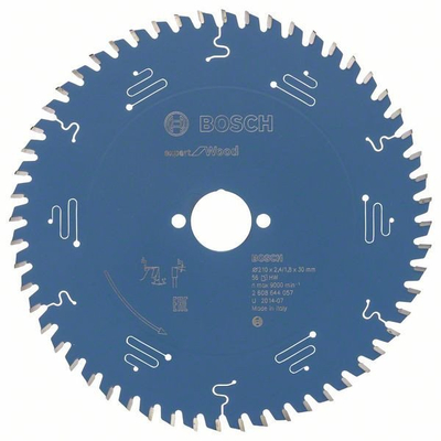 Disk sharrë rrethore Bosch Expert for Wood 2608644057, 210mm, 56 dhëmbë, argjend