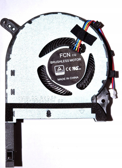 Ventilator laptopi Asus 13NR00S0M11011, origjinal, për ASUS FX705DU FX705GM FX505GM, i zi