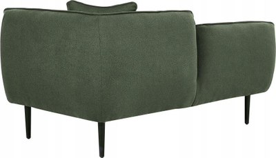 Kauç Beliani Chevannes, chaise lounge me kënd djathtas, boucle, jeshile e errët